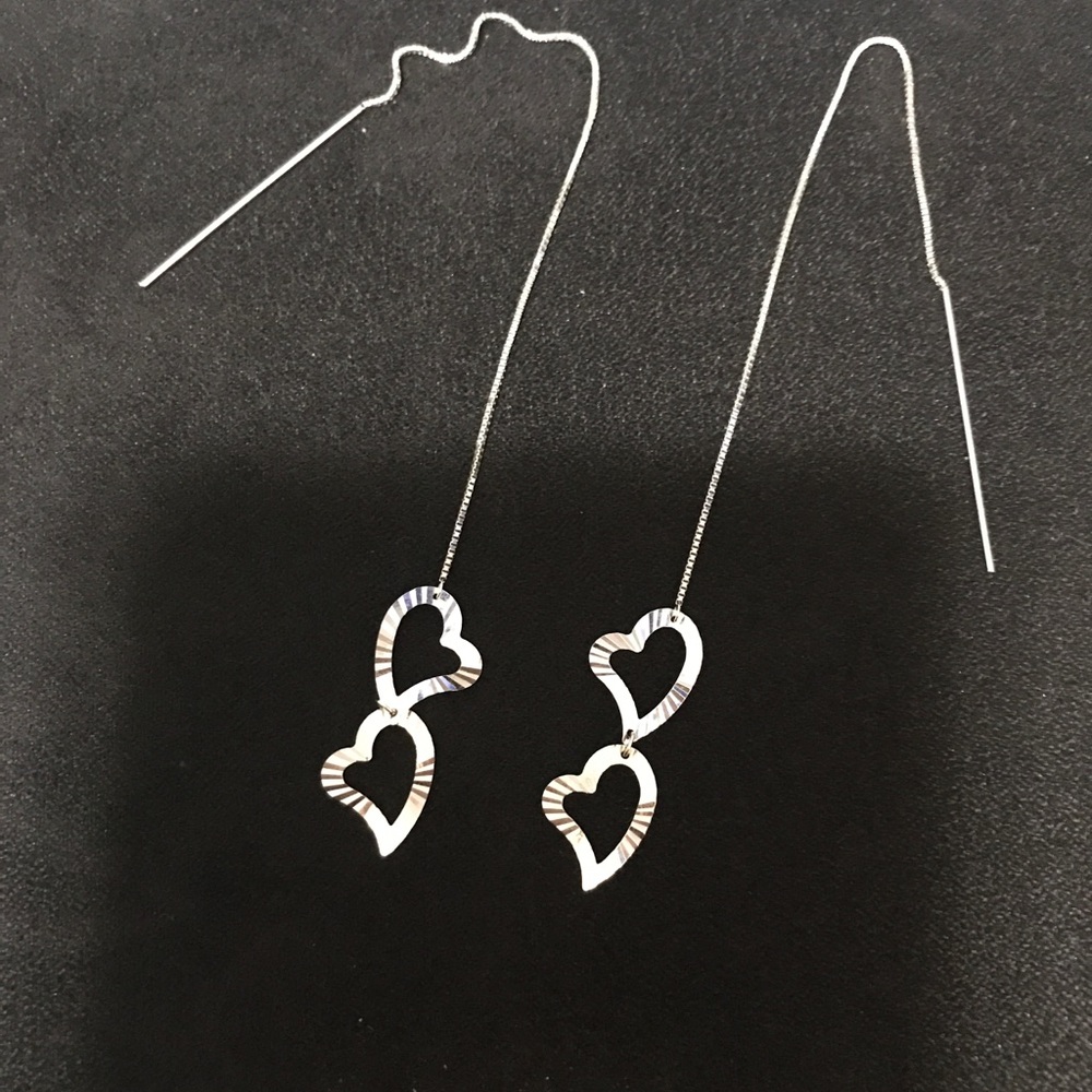 Silver fashion earrings